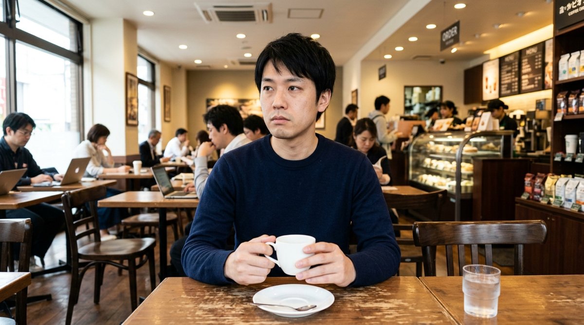 清潔だが話のきっかけがない上半身
