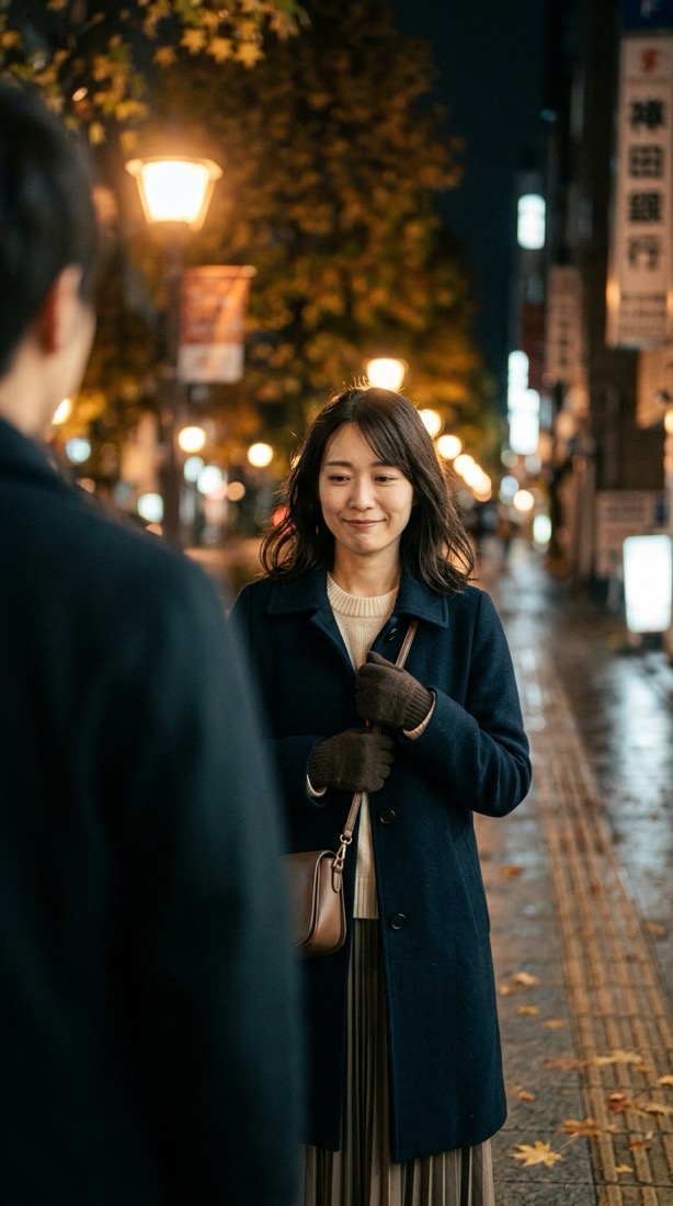 告白の返事を保留にする女性