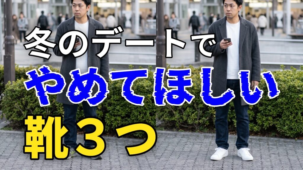 冬のデートでやめてほしい靴3つ