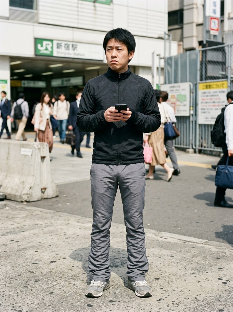 サイズと機能性だけで選んだNGコーデ