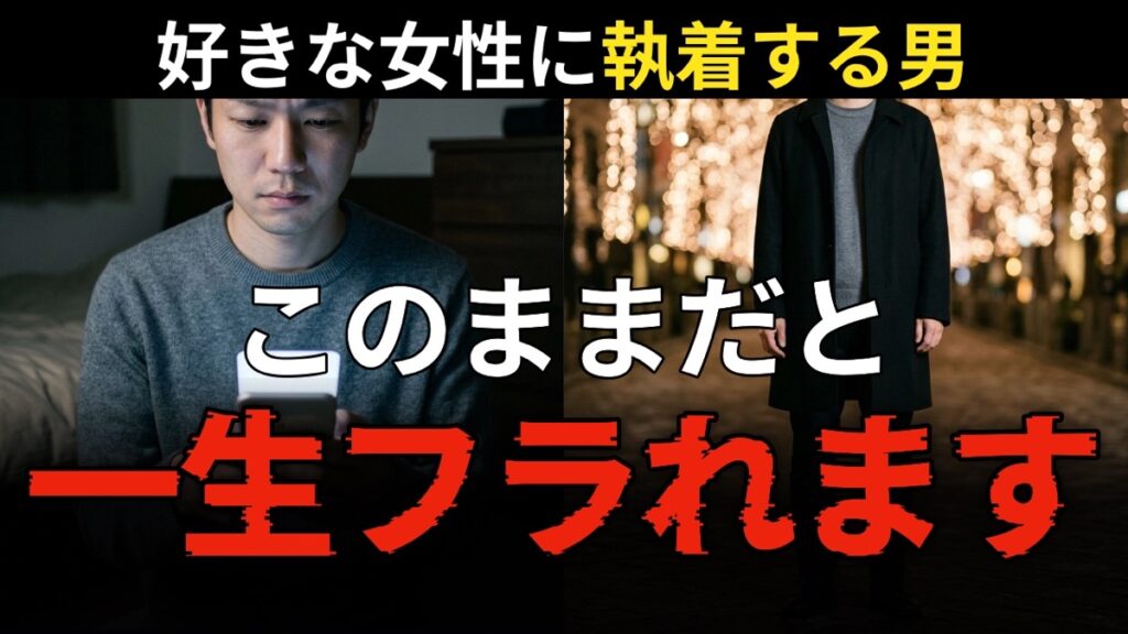 好きな女性に執着する男、このままだと一生フラれます